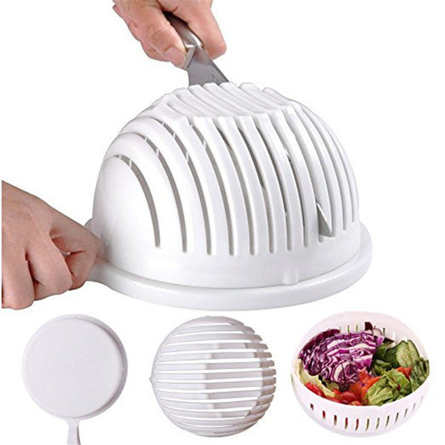 Garvil Multipurpose Salad Cutter Bowl Easy To 60 Seconds Salad Maker  Kitchen Tools