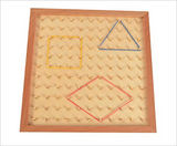 Montessori Wooden Circle Fractions Math Board