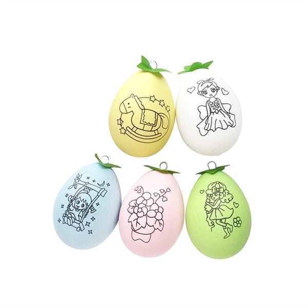 Decorate It Yourself Spring Easter Egg Ornaments