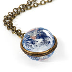 Earth Globe Pendant Necklace